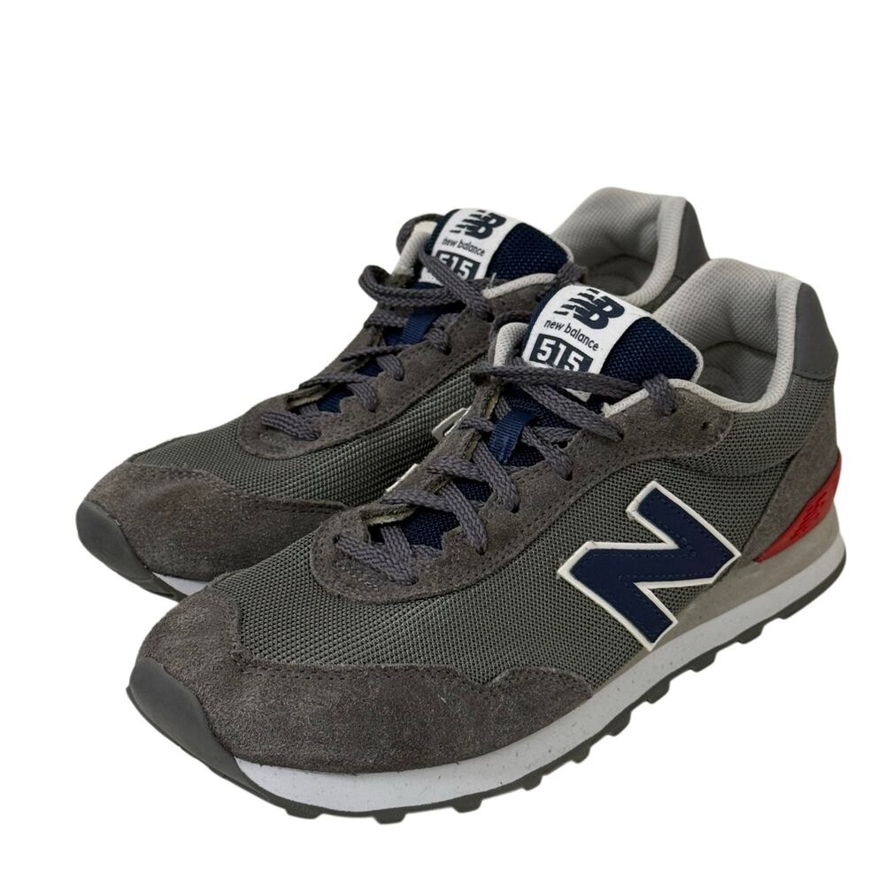 New Balance 515 Unisex Sneakers Gray Navy ML515UGG Size 9.5 Men / 11 Women
